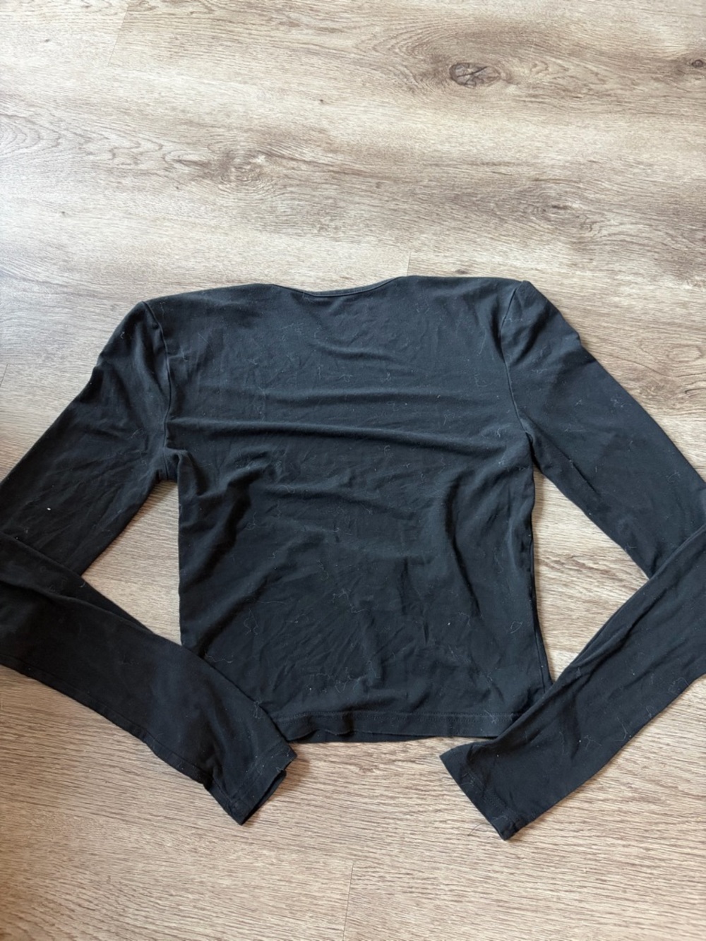 White fox open back long sleeve